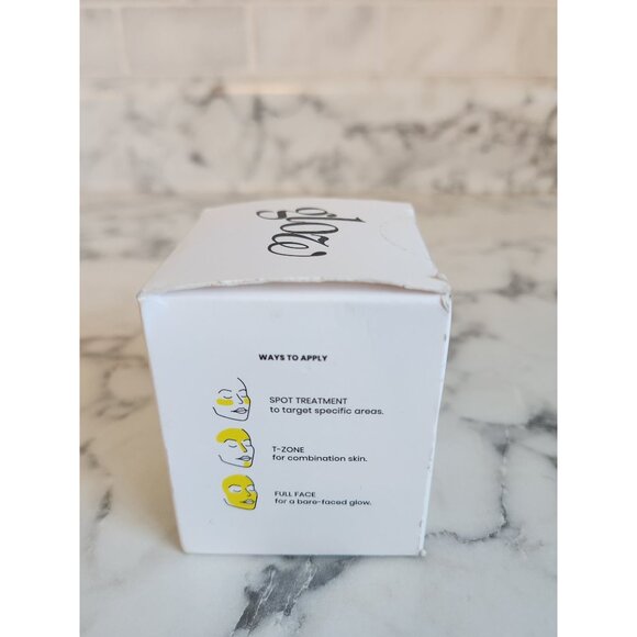 Glow Vitamin C Clay Mask With Turmeric Aloe & Desert Lime For Radiant Skin Vegan - Picture 2 of 6